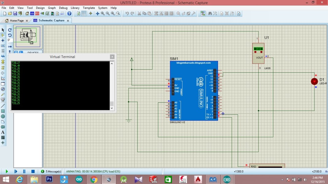 Arduino Temperature sensor lm35 | Engineers Gallery